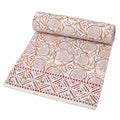 Copriletto in Cotone Stile Boho Vintage 200x300 cm