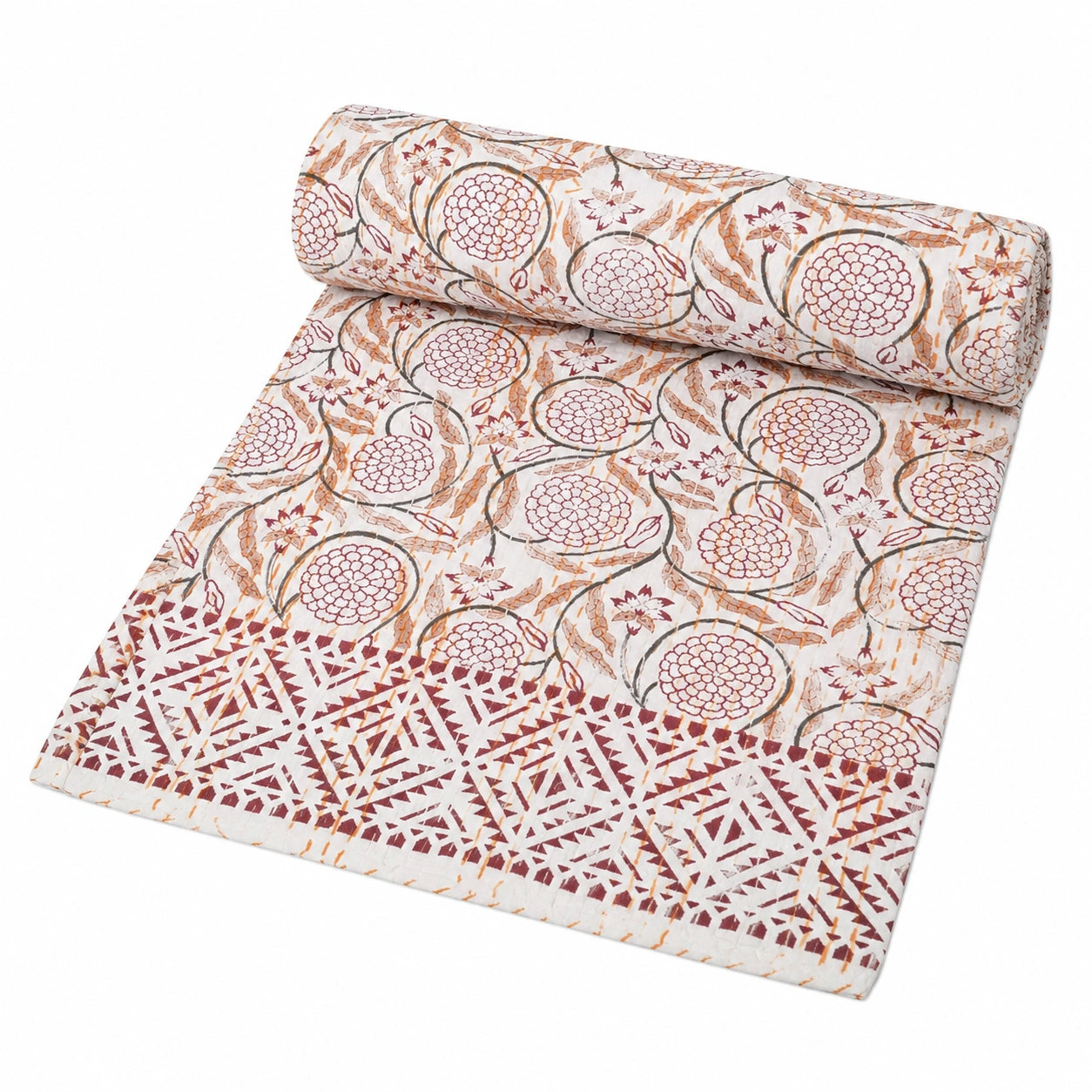 Copriletto in Cotone Stile Boho Vintage 200x300 cm