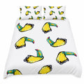 Copripiumino Queen Size con Zip, Set 3 Pezzi 88x228 cm