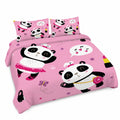 Set copripiumini 3 pezzi con cerniera per letto matrimoniale 88 x 228 cm