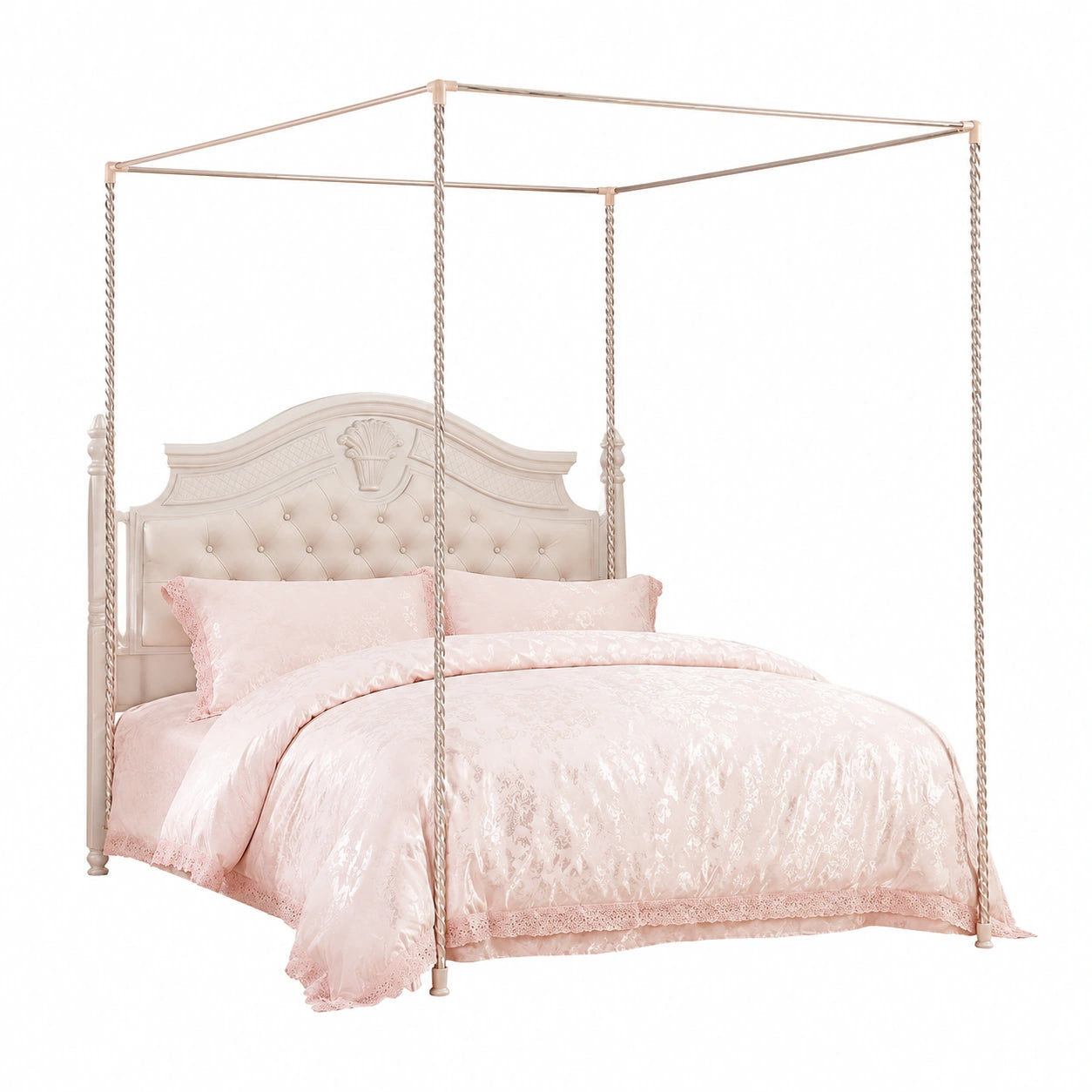 Struttura letto a baldacchino universale per zanzariera - Compatibile con letti Twin, Full, Queen, King - Ideale per arredamento della camera