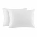 Nautica - Completo Lenzuola King Size in Percalle di Cotone Traspirante e Leggero (Bianco)