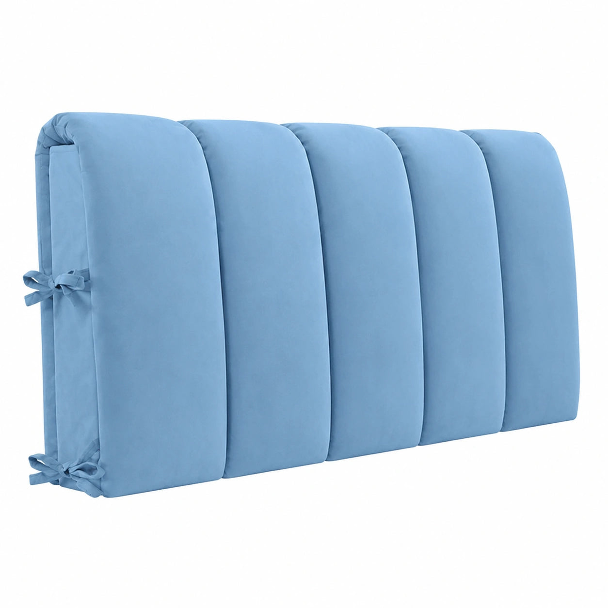 Cuscini da Testiera Rimovibili per Letto Queen Size, Lavabili, Anticollisione, Grandi e Morbidi, Compatibili con Testiere in Legno, Ferro e Pelle, 180 x 60 cm, Blu