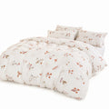 Set completo letto con luna e stelle, cotone, matrimoniale, copripiumino e lenzuolo